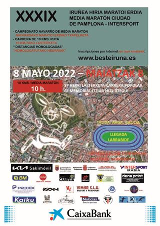 Media Marat&oacute;n Ciudad de Pamplona - Cto Navarro Media Marat&oacute;n